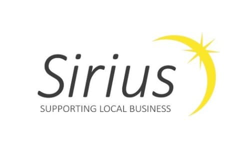 Sirius logo - supporting local business